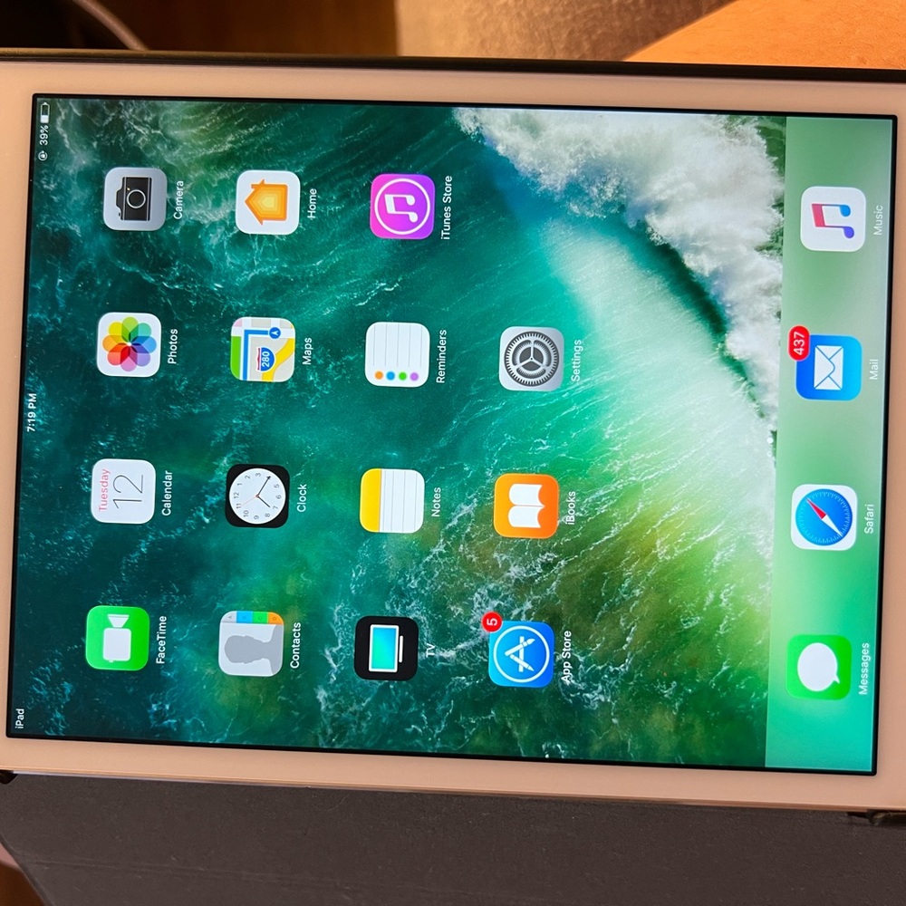 Ipad mini 4th generationMK6L2LL/A. No breaks in screen with cover